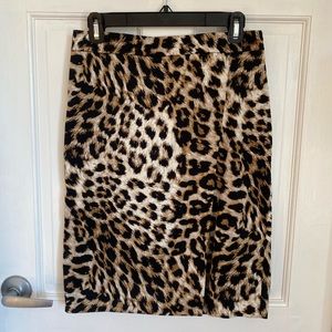 Leopard print Talbot skirt